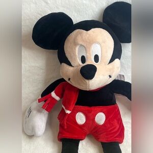 Disney Classic Black and Red Plush Mickey Mouse